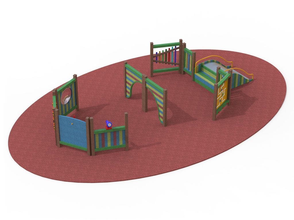 Рециркулированная пластиковая игровая структура EUROCOMITALIA COMBI BARCHETTA ARCH-00140196