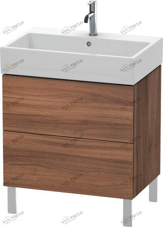 LC677607979 L-Cube Тумбочка напольная Орех натуральный, декор Duravit