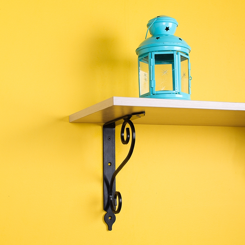 Полка прямоугольная , 600x150x16 мм, беленый дуб LJPS0307 Public Steel Россия  - Вид №3