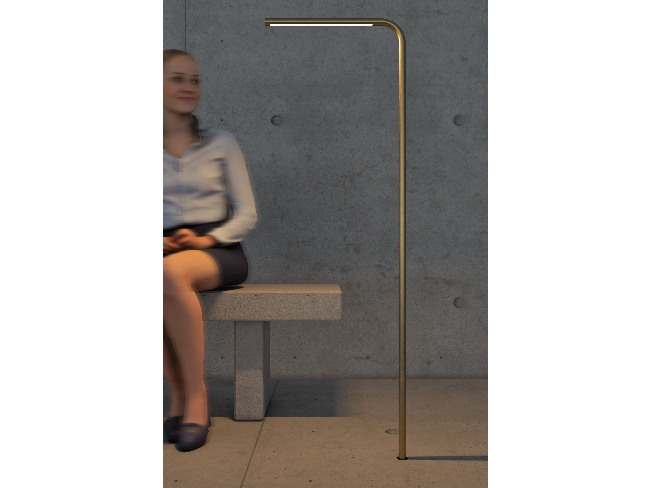 Напольная лампа из латуни 247LAB RB ARCH-00095111 - Вид №1