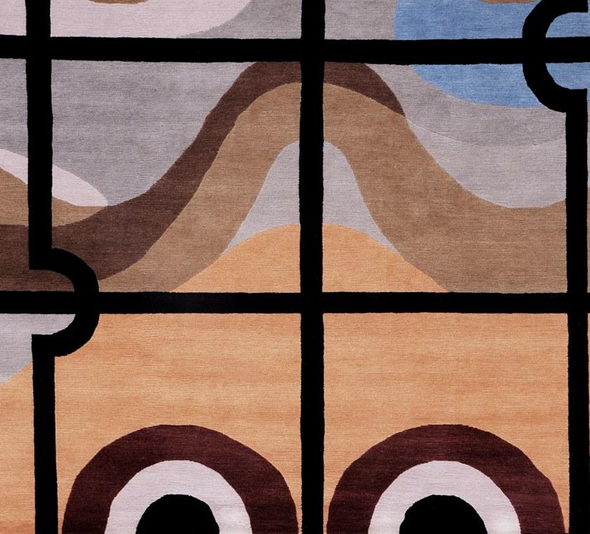 I + I Прямоугольный ковер из шерсти и хлопка с рисунком Wild furs Tg 06  - Вид №1