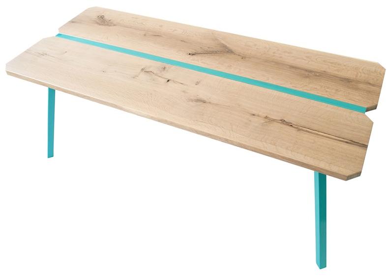 Askia Прямоугольный стол из стали и дерева Myway 1.t01.ok - Вид №5