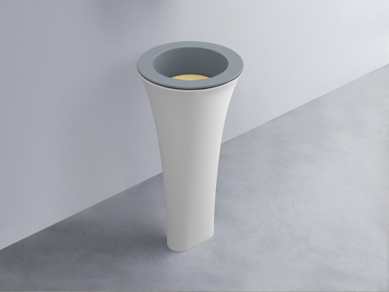 AMLA45-BR+AMPILT-CN+AMCOLT-BL Раковина Amedeo Tondo отдельностоящая cielo Enjoy + Amedeo Ceramica Cielo