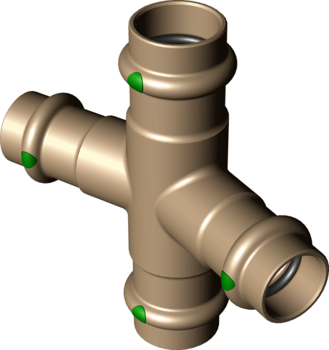 325 978 Модель 2247 Трубопроводные системы  Profipress  Коллекторы, крестовины Santreyd  - Вид №2