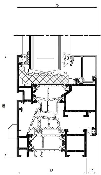 METRA Распашное окно из алюминия sun-id-1437281 - Вид №7