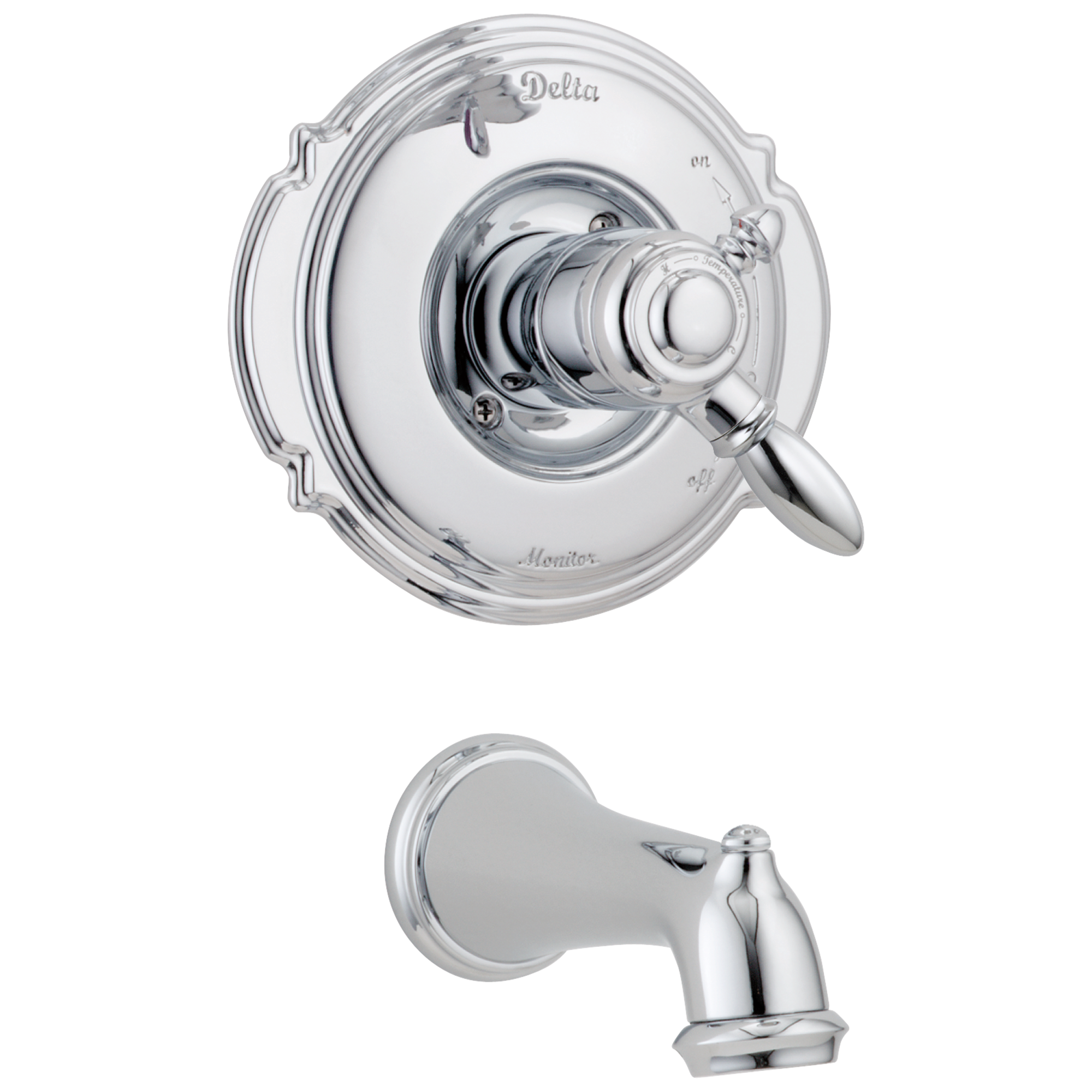T17155 Обрезка трубки Monitor® 17 Series Delta Faucet Victorian Хром