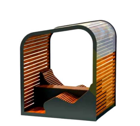 14426 ТЕРРА Comfort 01, беседка парковая LAB.Space  - Вид №2