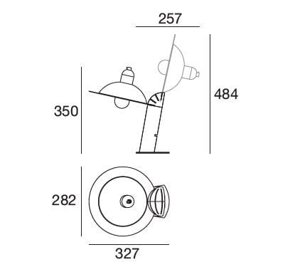 Регулируемая настольная лампа ABS Stilnovo Lampiatta ARCH-00056380 - Вид №7