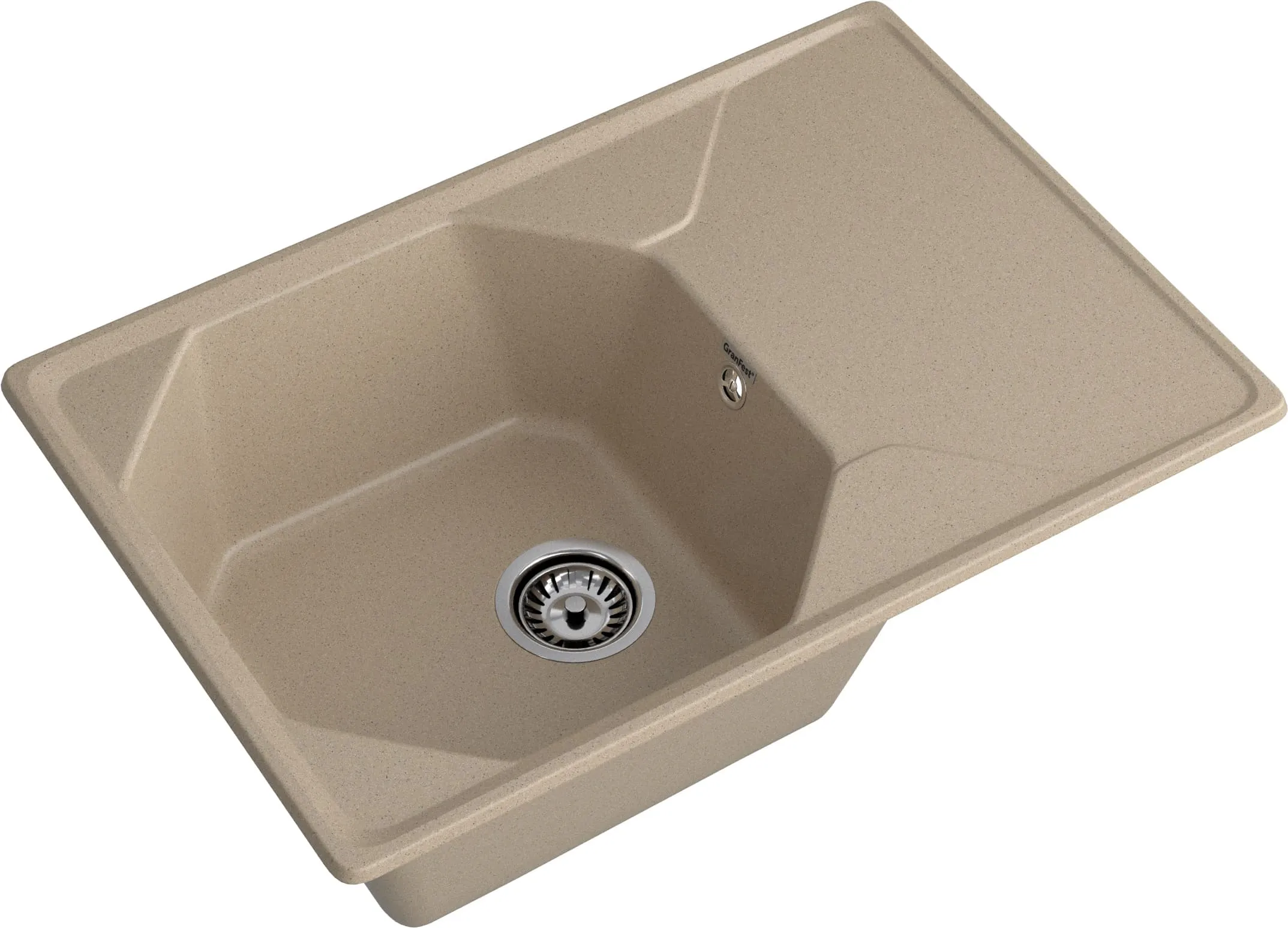 Кухонная мойка Искусственный камень UNIQUE S184 GranFest U-740L-S184 - Вид №2