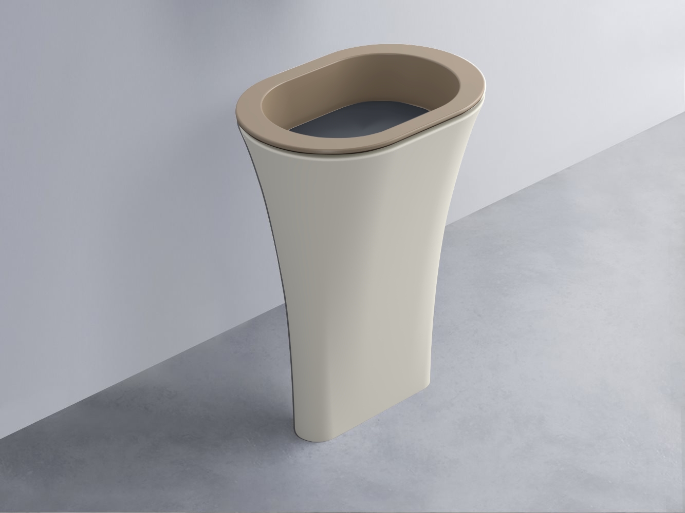 AMLA65-AN+AMPILO-BA+AMCOLO-TL Раковина Amedeo Ovale отдельностоящая cielo Enjoy + Amedeo Ceramica Cielo