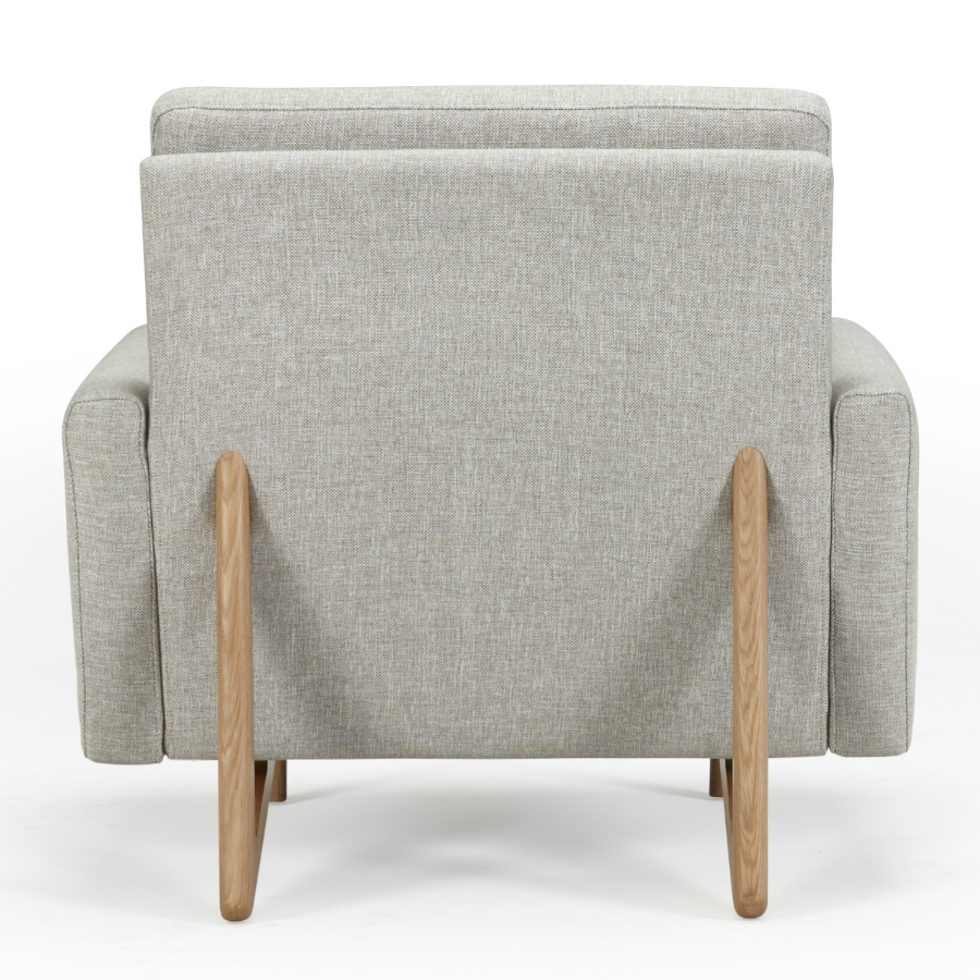 Кресло Egsmark, лакированный дуб, темно-песочное Kragelund 20001202244 - Вид №3