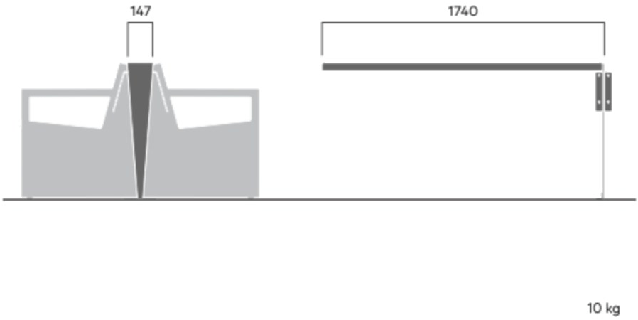 VESTRE Скамейка из стали и дерева с подлокотниками Bloc sun-id-1488211 - Вид №11