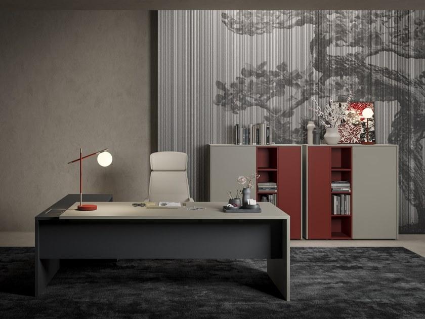 PROF Прямоугольный стол из fenix-ntm® с системой организации кабелей Entry sun-id-1424410 - Вид №5