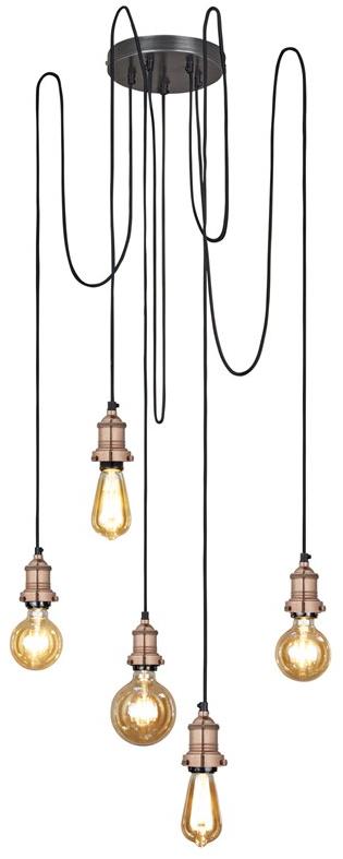 Industville Подвесной светильник из латуни Brooklyn Br-5wp-b - Вид №1