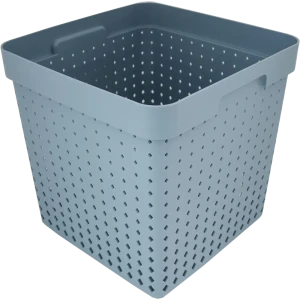 Корзина Seoul 29.5x29.5x29.5 см 21 л полипропилен цвет голубой
