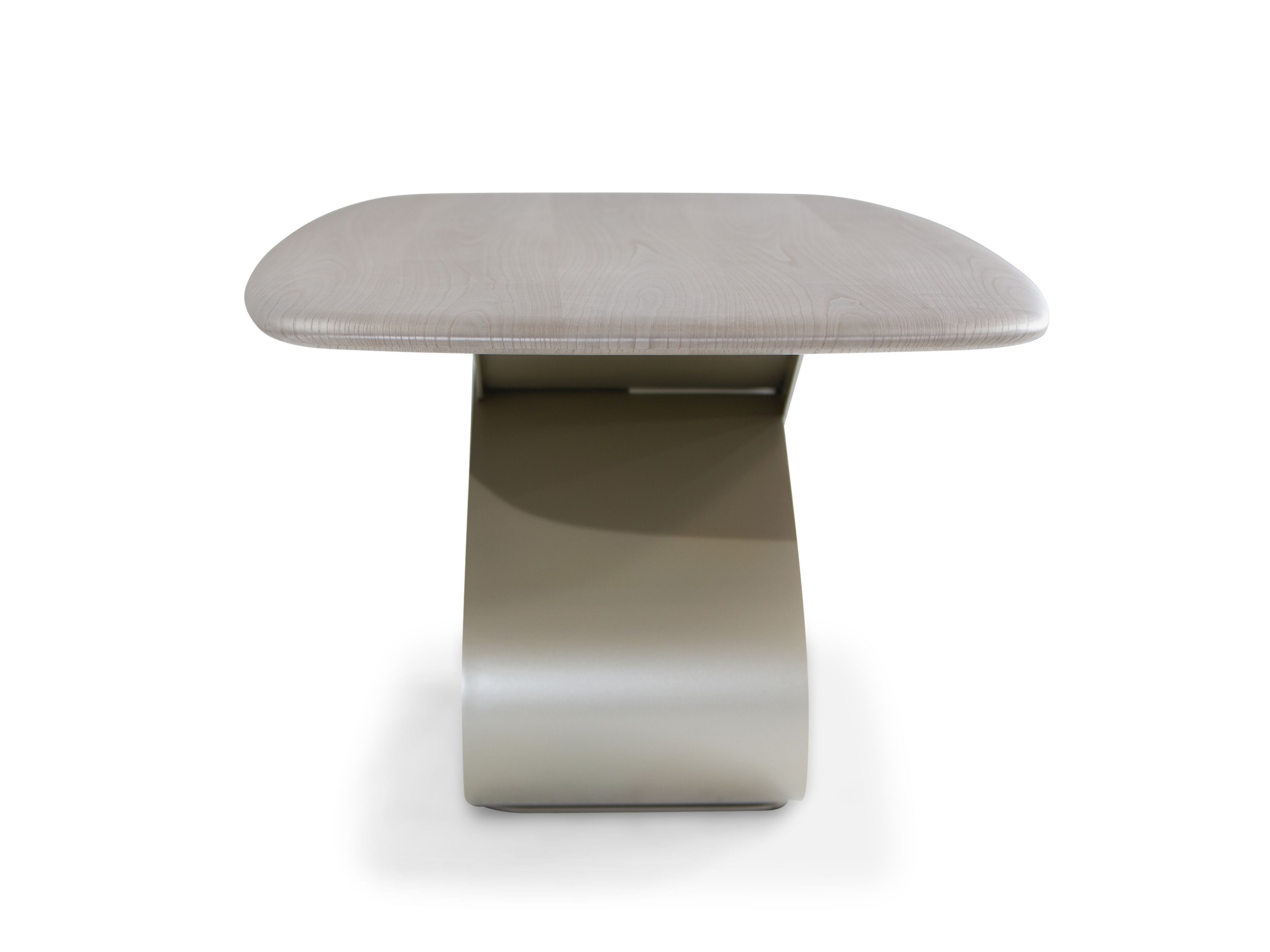 Обеденный стол из стальной бочки с ясенем Natuzzi Italia узел ARCH-00119616 - Вид №3