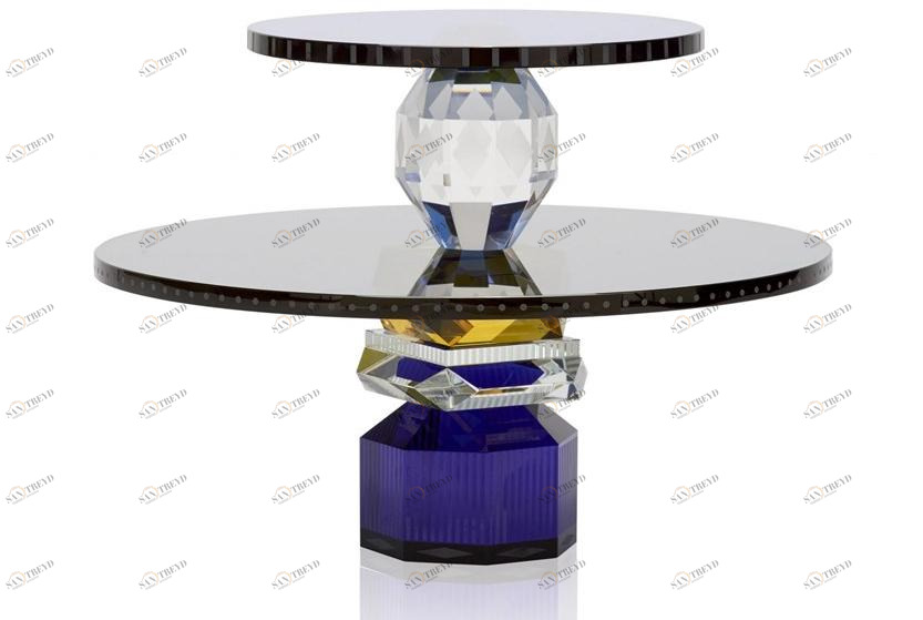 santreyd.com Поднос круглый хрустальный sun-id-1430417