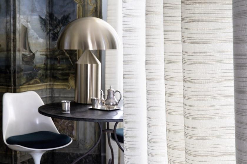 Élitis Полосатая моющаяся ткань из полиэстера для штор Palace sun-id-1392821 - Вид №2