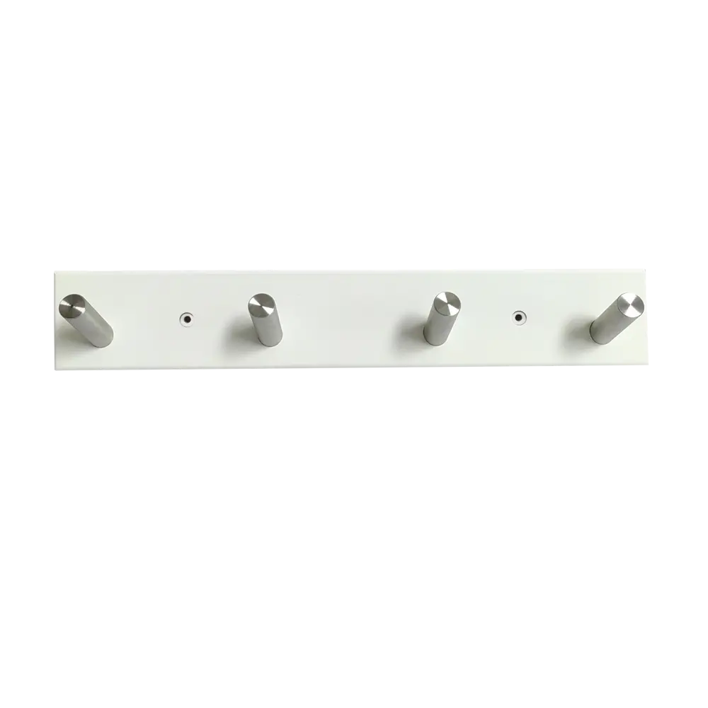 Вешалка настенная 4 крючка Koloro 36x6x6.5 см цвет белый Santreyd Emma STLM-2108297 - Вид №2