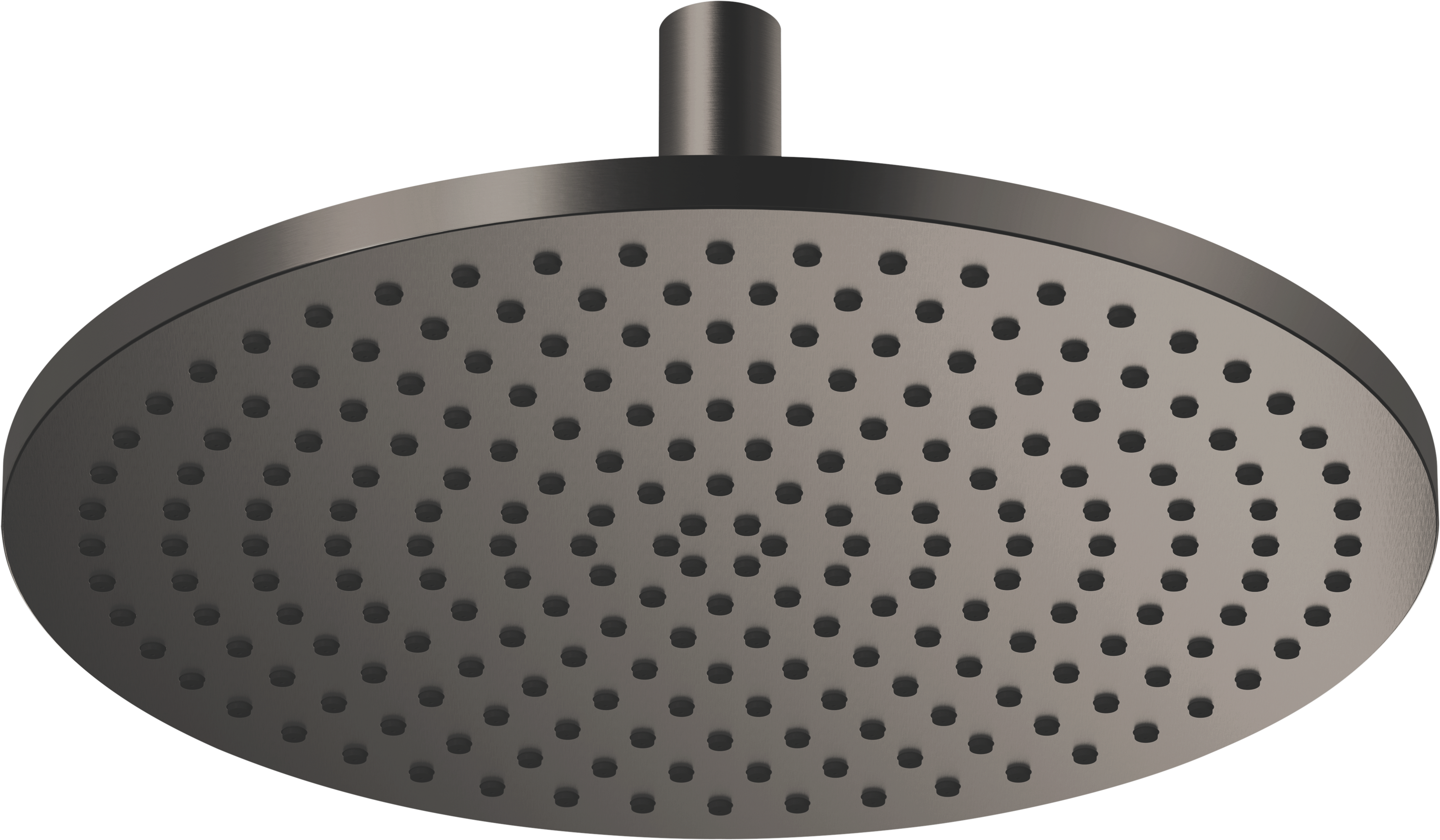 Душ тропический с потолочным креплением 400 мм - матовая темная платина