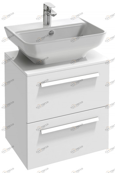 EB1387-E16 Мебель под раковину 55,5 см, 2 выдвижных ящика Jacobdelafon STRUKTURA Santreyd