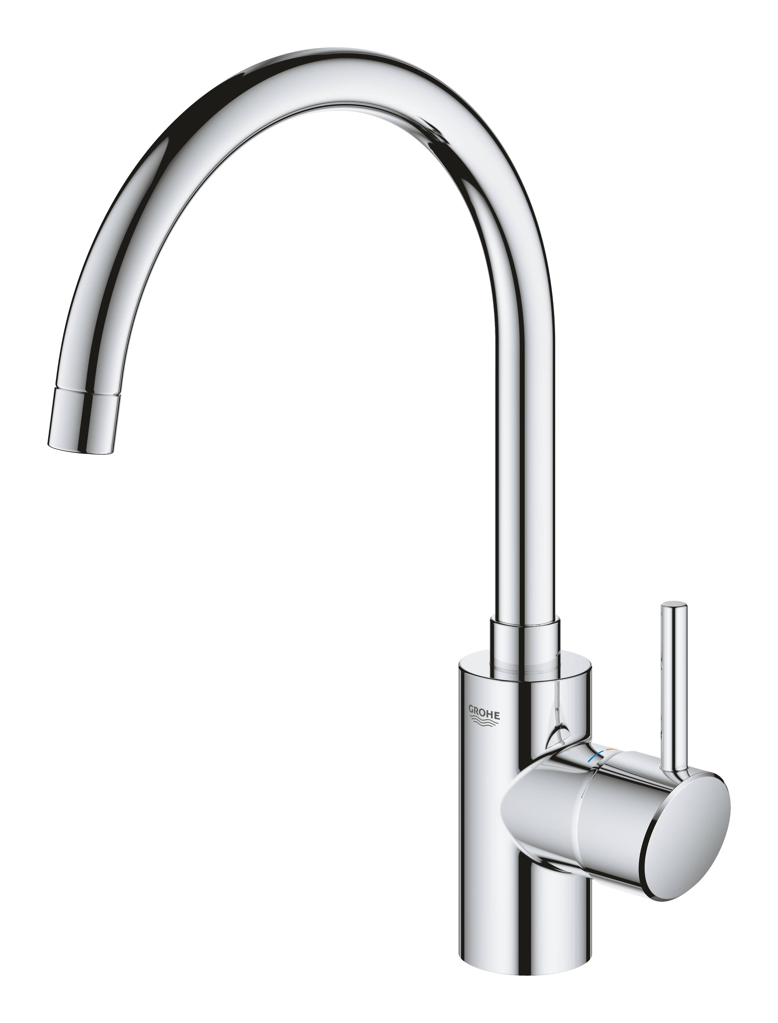 Смеситель для кухни GROHE Concetto New с высоким изливом, хром (32661003) - Вид №2