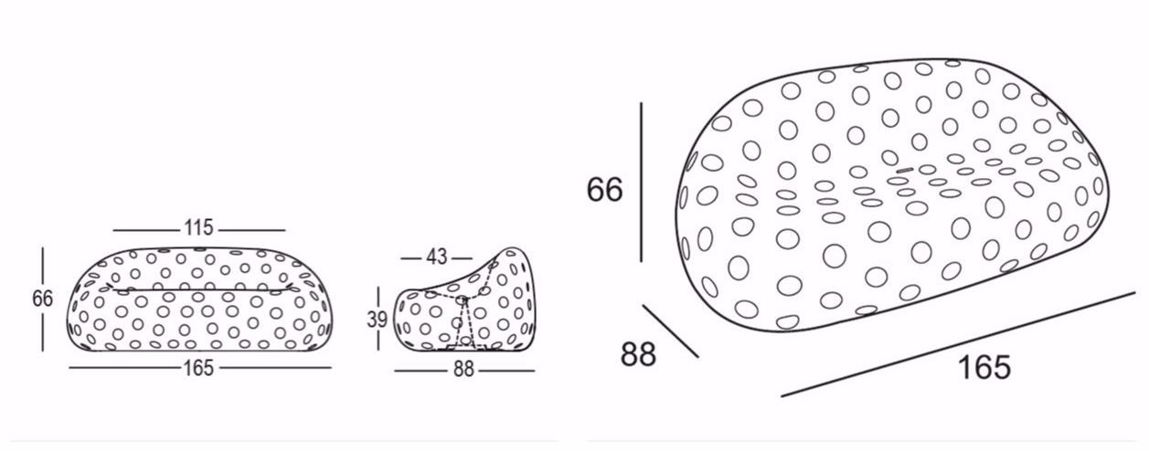 Plust 3-х местный диван из полиэтилена Airball sun-id-1404758 - Вид №2