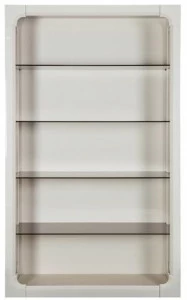 Stylish Club Открытый книжный шкаф из лакированного шпона Cocktail Scf.c22