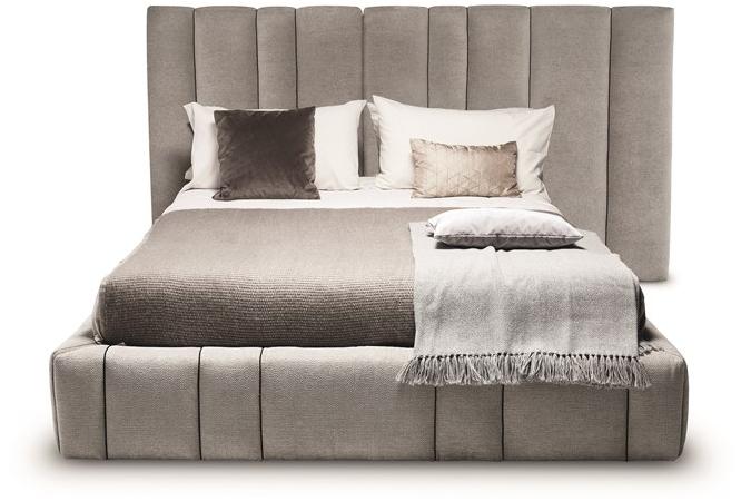 Vibieffe Кровать из ткани с мягким изголовьем 50 italo sun-id-1488722 - Вид №1
