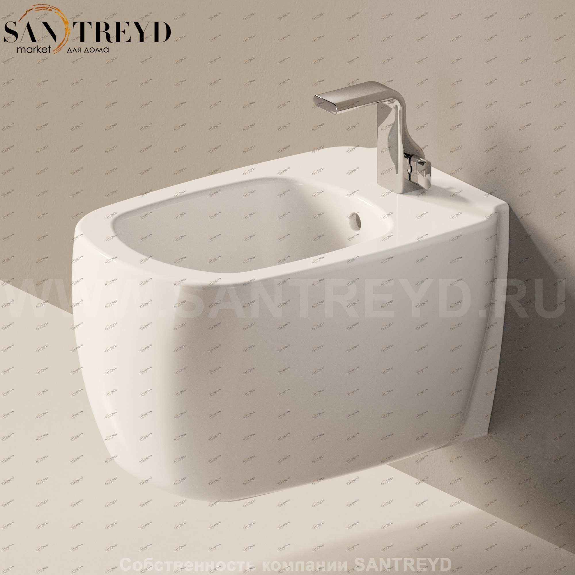 MN2189016 Биде подвесное Mono Ceramica Flaminia