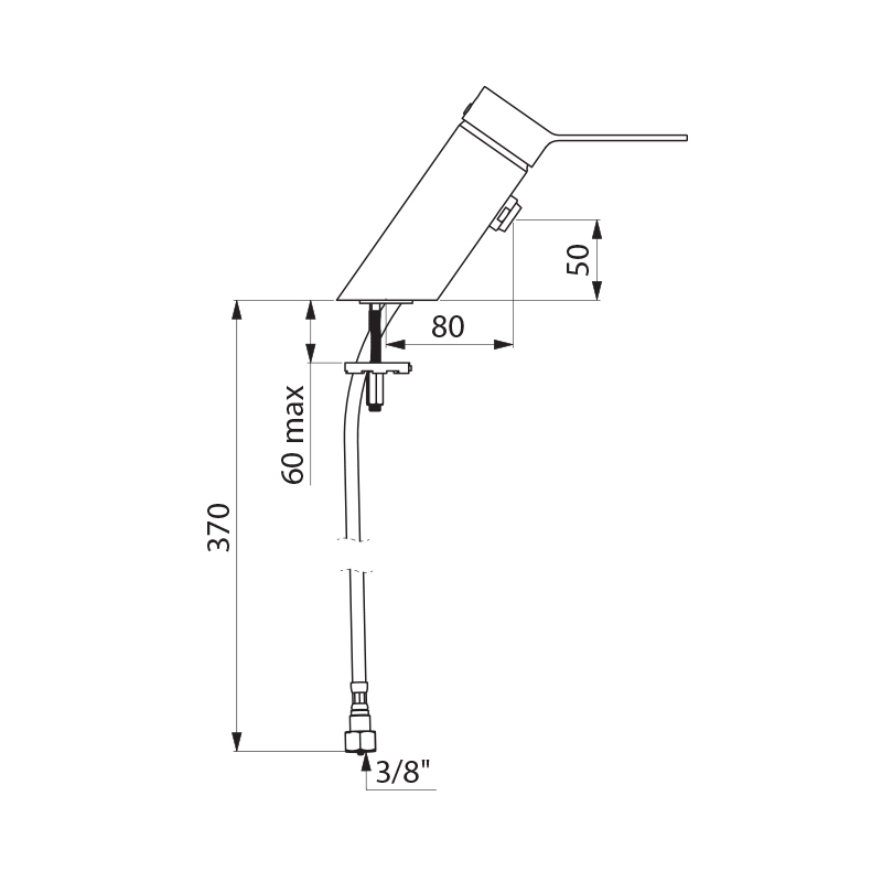 2621MINIEP Смеситель с балансировкой давления SECURITHERM EP BIOSAFE DELABIE  - Вид №1