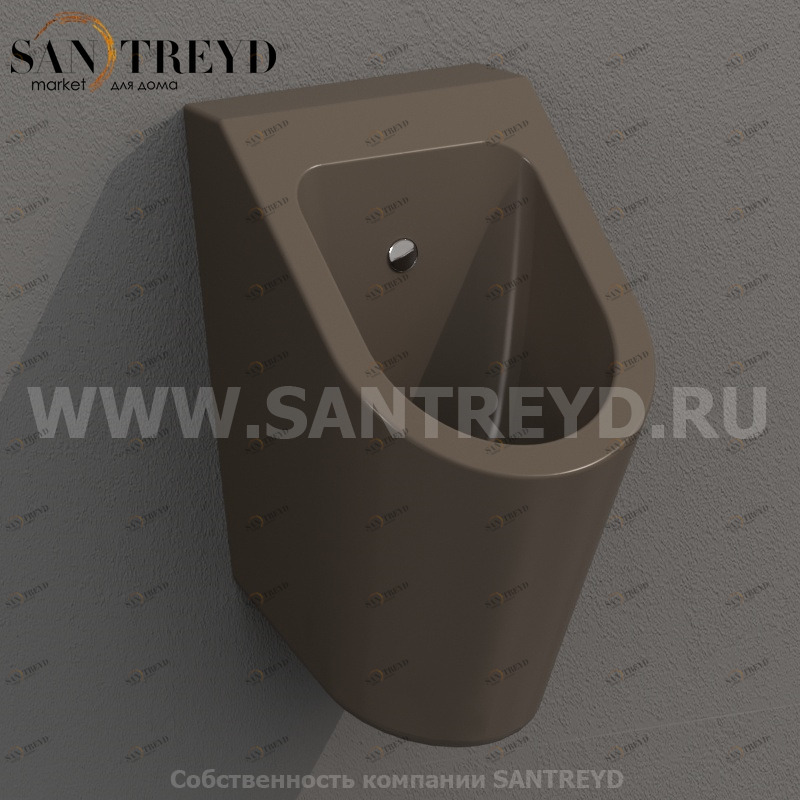 FO029CS Настенный писсуар, уринал с мушкой Ceramica Globo FORTY3