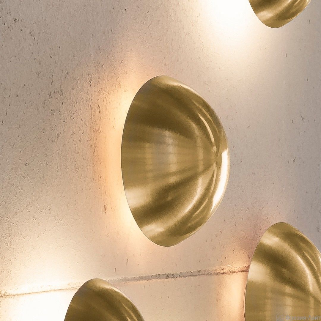 Aromas A1120 d=15 cm золото настенный светильник 121523