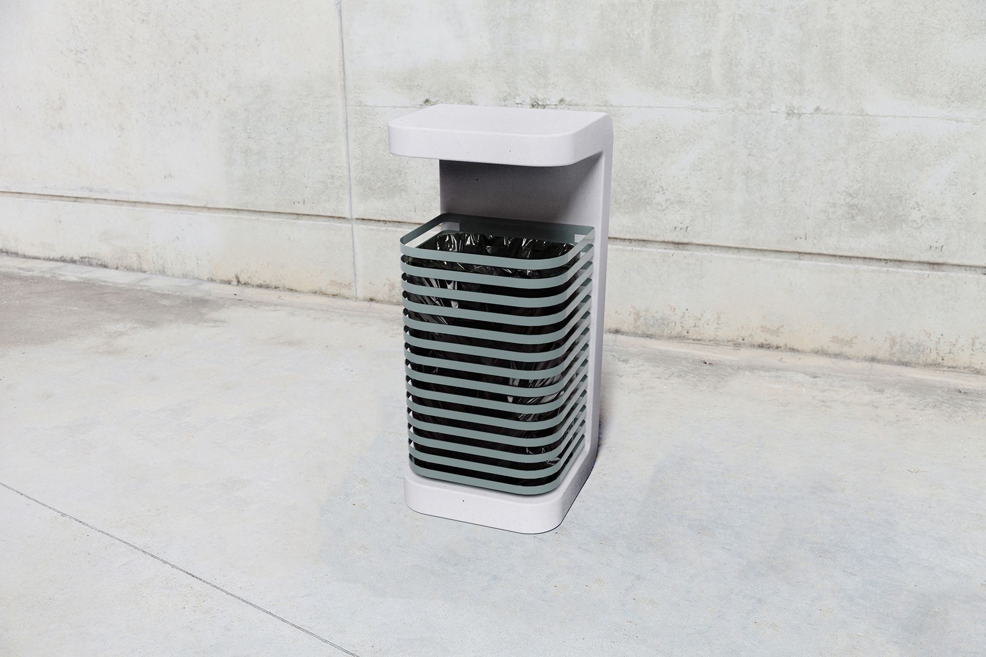 Держатель для мусора из нержавеющей стали и бетона SIT Flow ARCH-00151985 - Вид №1