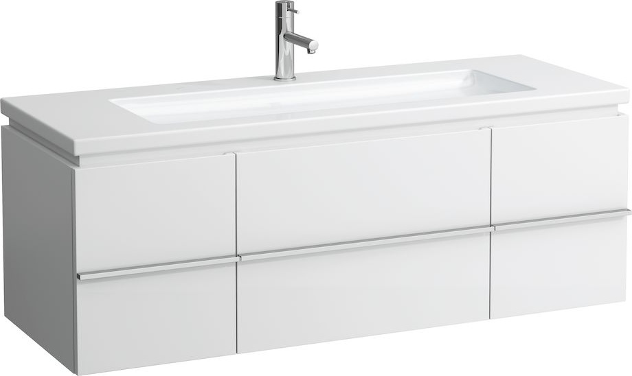 H4013120755481 Шкафчик под раковину, для раковин 816435, 2 выдвижных ящика, 2 дверцы, 2 стеклянные полки LAUFEN PRO - Вид №1