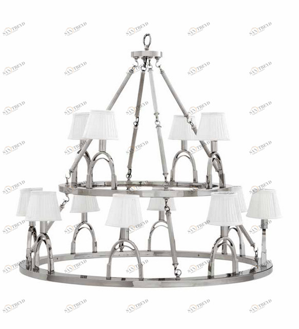 Люстра Jigger Double от Eichholtz хром 107588 EICHHOLTZ ДИЗАЙНЕРСКИЕ, EICHHOLTZ 061501 Хром 