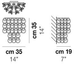 Vetreria Vistosi Хрустальный бра Minigiogali sun-id-1374772 - Вид №1