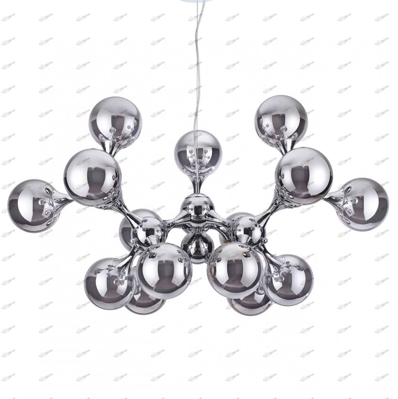 Подвесная люстра Ideal Lux Nodi Cromo SP15 IDEAL LUX ДИЗАЙНЕРСКИЕ, NODI 313630 Хром 