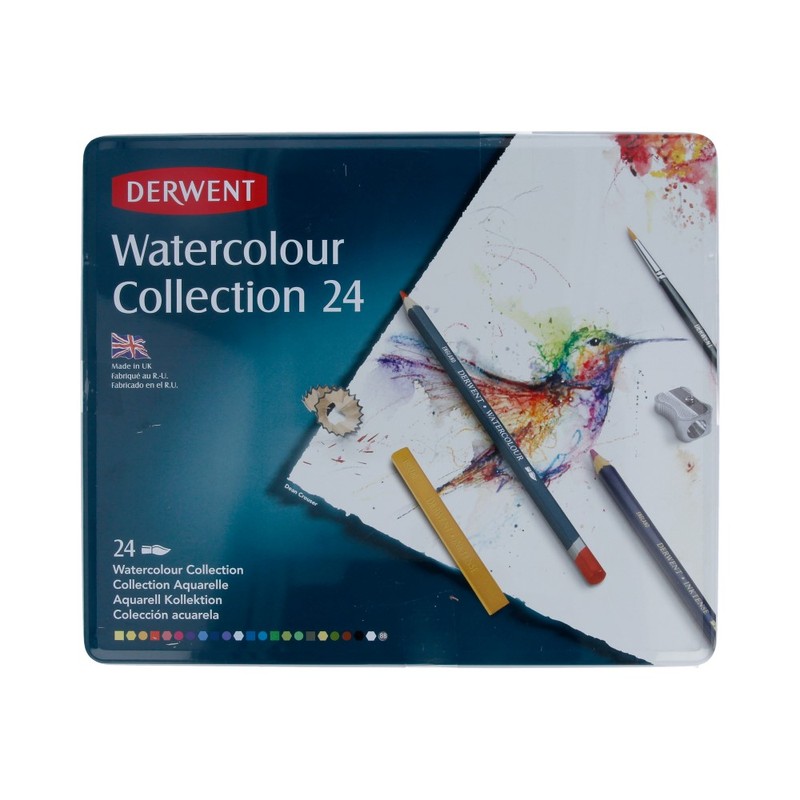 0700304 Набор для акварели Watercolour Collection 24 цв. Derwent 
