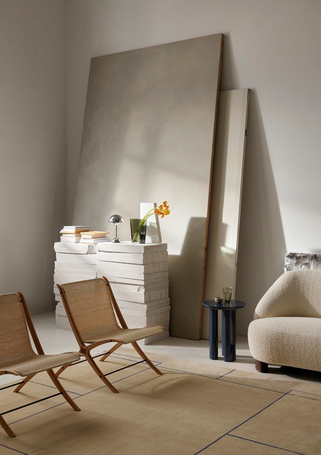 Высокий круглый журнальный столик In Stock &amp ARCH-00049606 - Вид №4