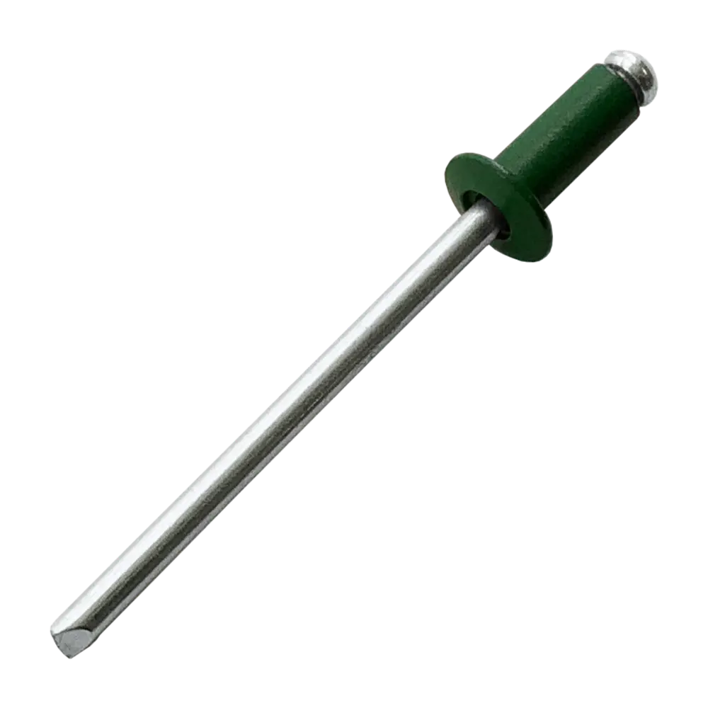 Заклепка 4x10 мм, цвет зеленый 1000 шт. 87482369 STLM-2193979 Santreyd 