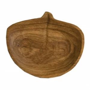 Тарелка "Блюдце липа" светло-коричневая FUGA ECO WOOD 123574 Коричневый