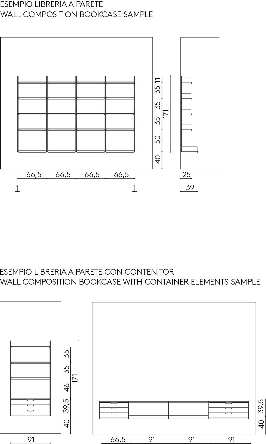 DE PADOVA Настенный или отдельно стоящий книжный шкаф из экструдированного алюминия sun-id-1415829 - Вид №12