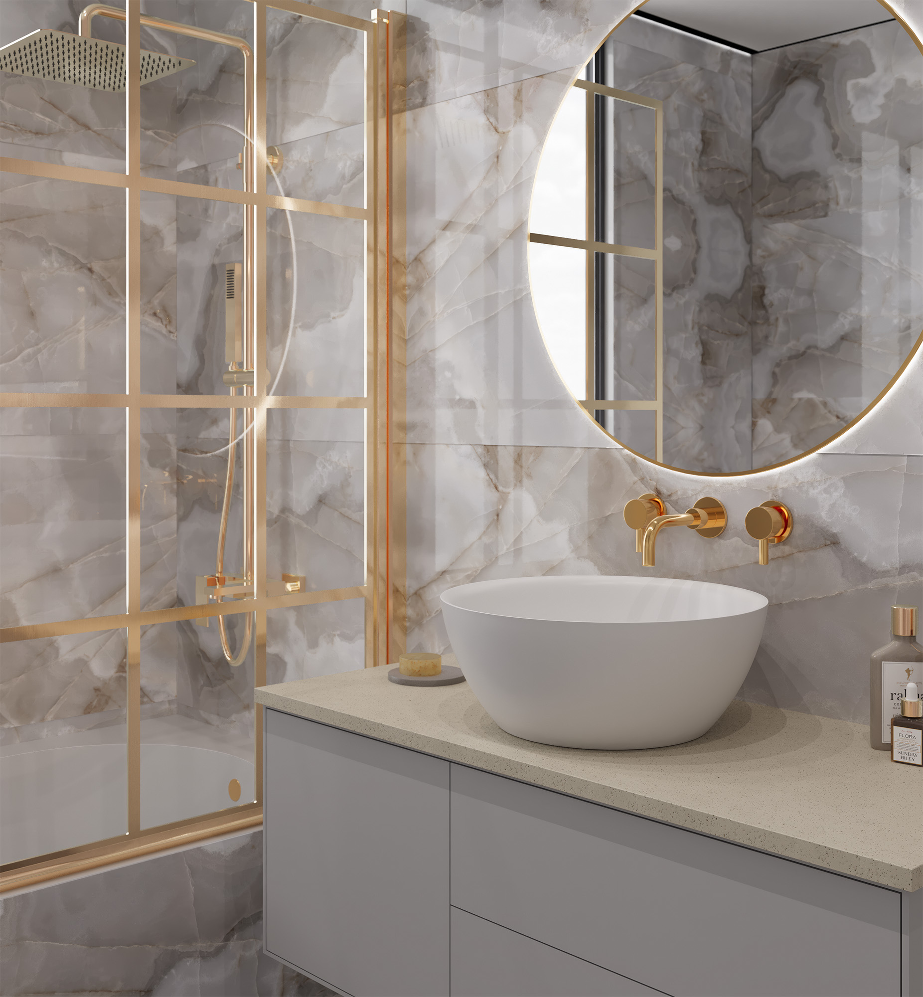 REX ONYX BLUE — керамогранит, вдохновляющий на роскошь FP1010-A Arcadia Ceramica - Вид №1