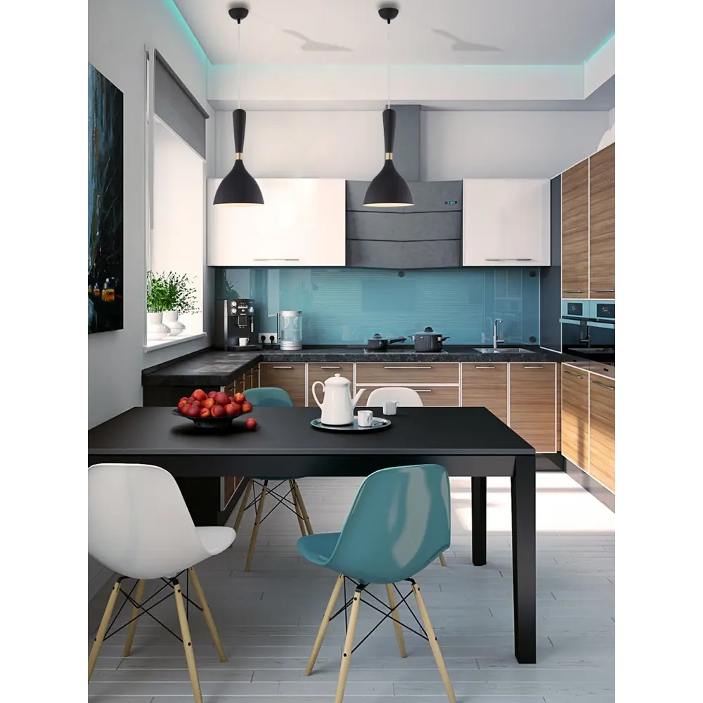 Светильник подвесной Chera, 1 лампа, 5 м², цвет чёрный LAMPLANDIA STLM-2072572 - Вид №8