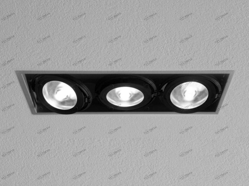 Martinelli Luce Встраиваемый металлический точечный светильник с несколькими регулировками  2860/3/l/1 