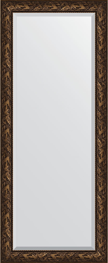 BY 6126 Зеркало напольное с фацетом в багетной раме - византия бронза 99 mm EVOFORM Exclusive floor