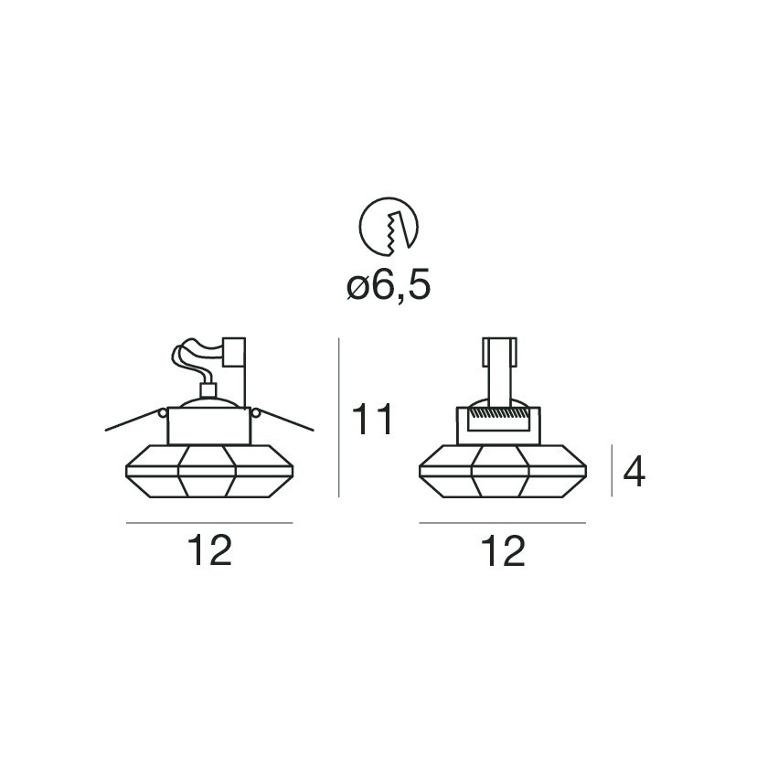Linea Light 6374 Incasso встраиваемый потолочный 69986 - Вид №1
