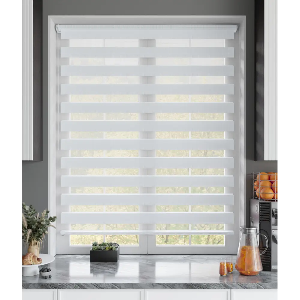 Рулонная штора день-ночь MIAMOZA Петер 180x175 см белая 89411384 STLM-1571754 - Вид №7