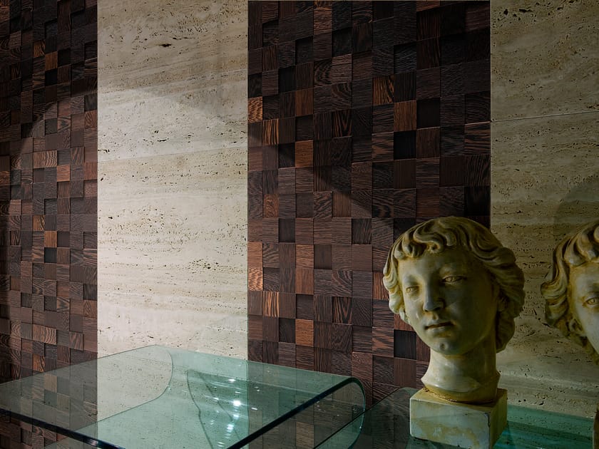 Мозаика с трехмерной поверхностью венге CP Parquet Antico Asolo Mosaici ARCH-00029713